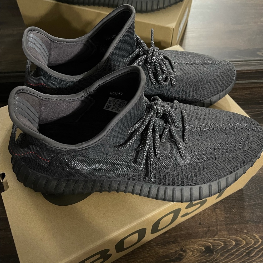 Yeezy Boost 350 Static Black (non RF) sz12